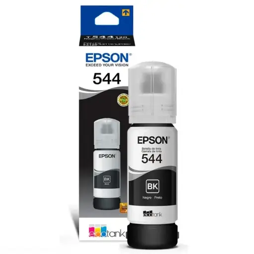 [T544120] BOTELLA DE TINTA EPSON T544120 NEGRA 65ml - L3110, L3150,  L5190, L3210, L3250